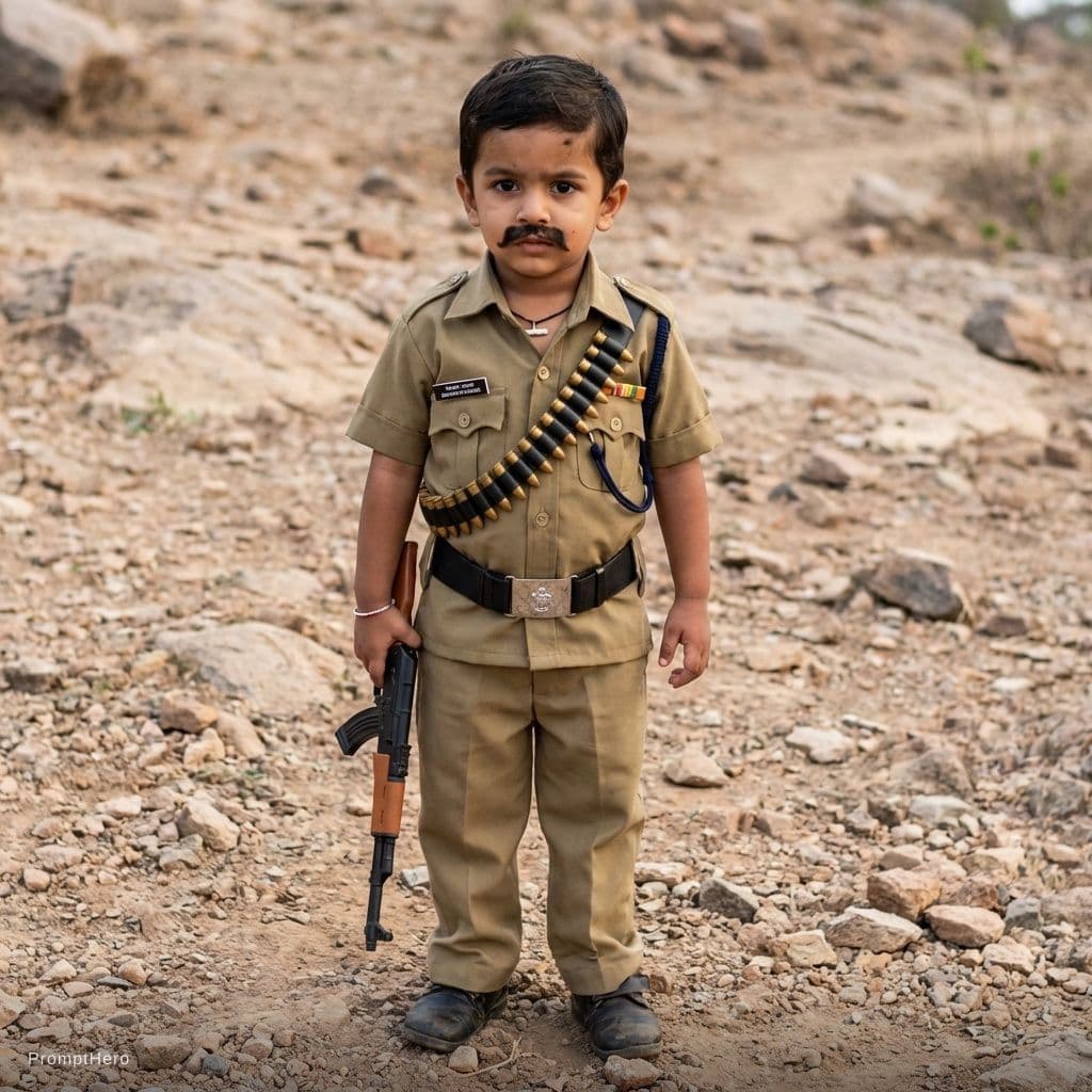 AI generated: I need exact gabbar with age of 3 years old
