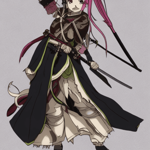 AI generated: Mitsuri kanrogi from demon slayer


