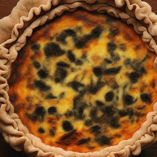 AI generated: Quiche, minimalistic style