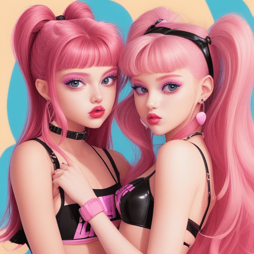 AI generated: girls crush, in love, y2k vibes, cute