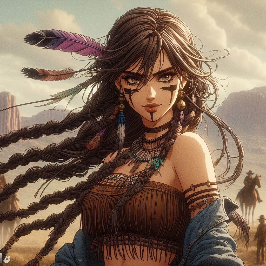 AI generated: Digital 2D, Miyazaki's style, aesthetic, hyper detailed, realistic, tiny finnest details, full-lengt...