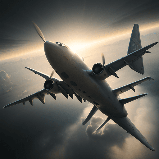 AI generated: Ultra realistic airplane photo, masterpiece, dramatic light, pale dawn, cinematic lighting, 4k, hype...