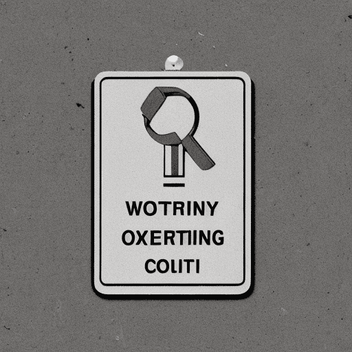 AI generated: Loitering not allowed, minimalistic style