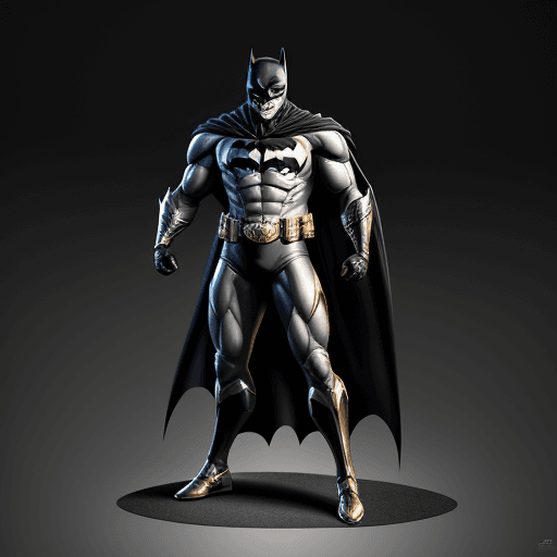 AI generated: A full body Batman character, realistic, ultra detailing, nice dynamic pose, 8K sharp focus, highly ...