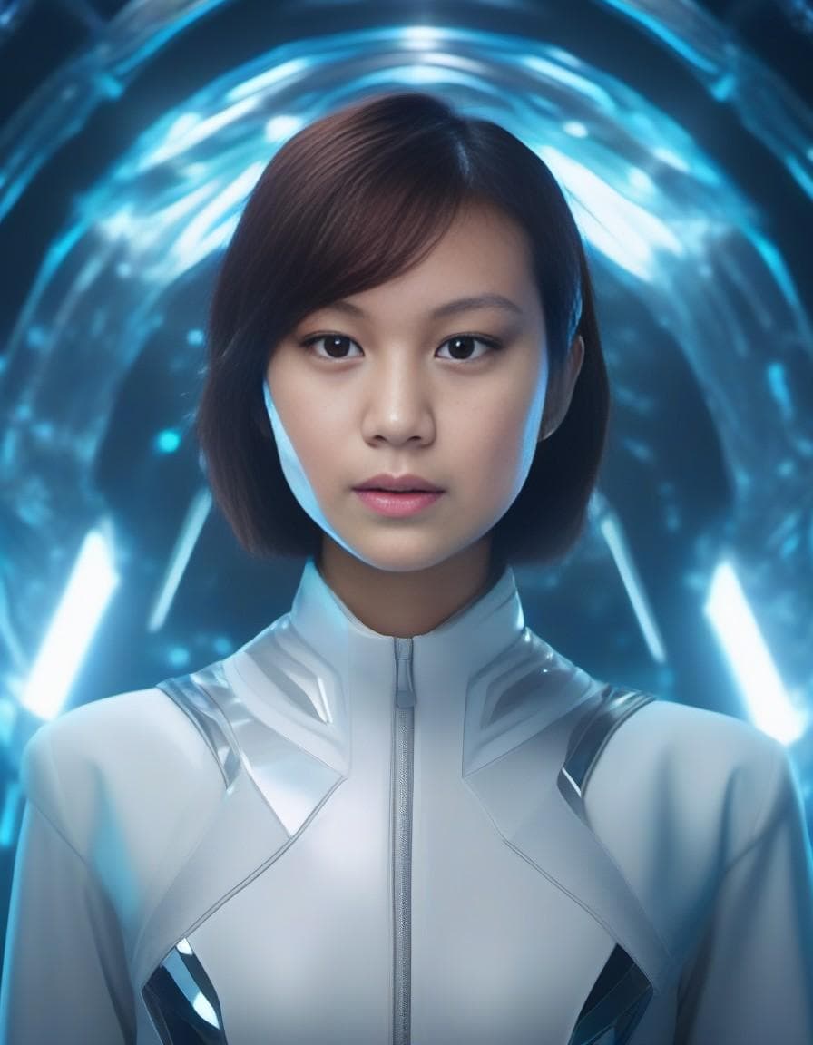 AI generated: a futuristic crystal, realistic, picture