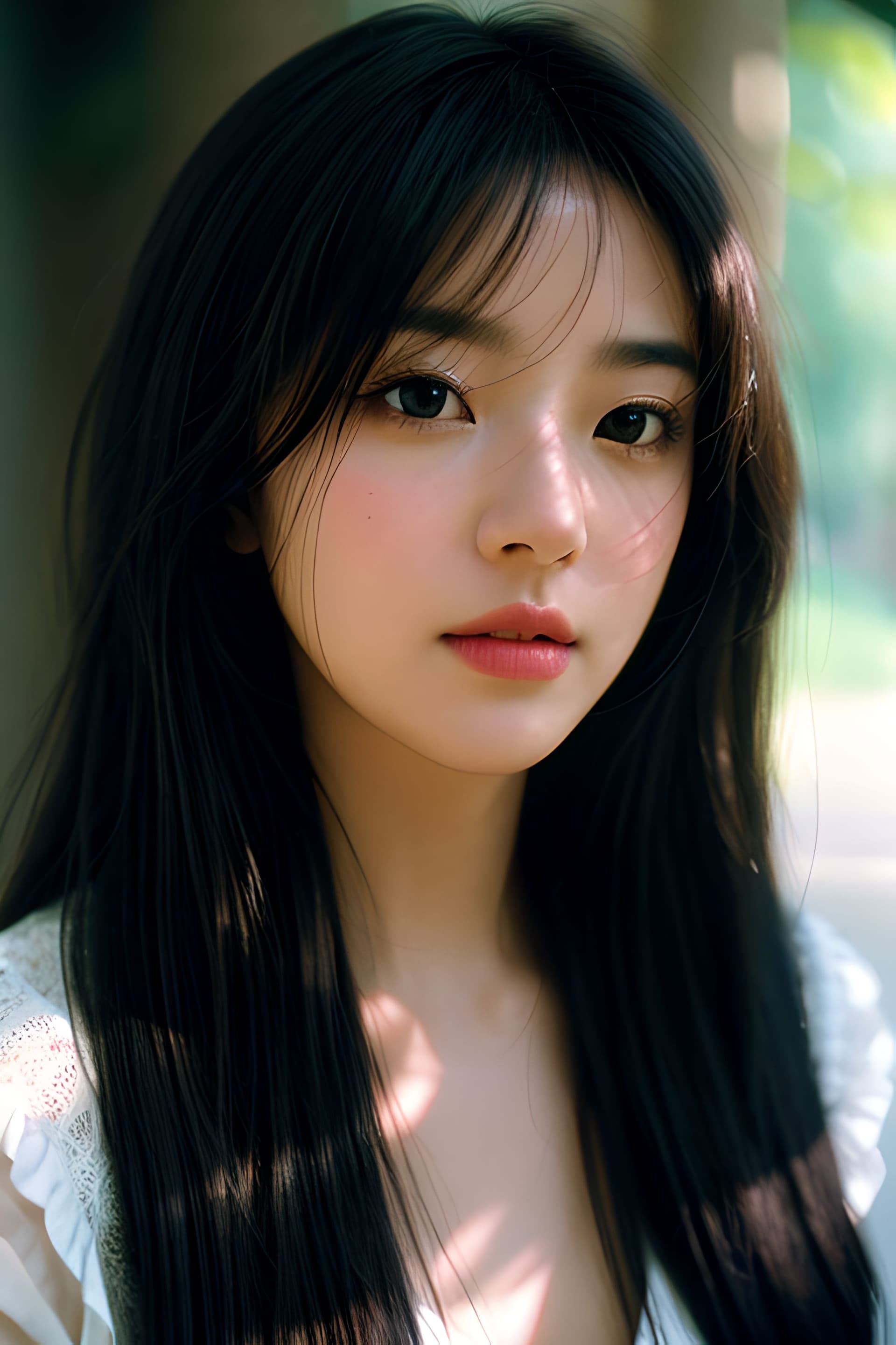 AI generated: girl eyes, closeup, close eyes,  canon, 35mm, sigma lens, f4.5, ((detailed eyes)) <lora:add_detail:0...