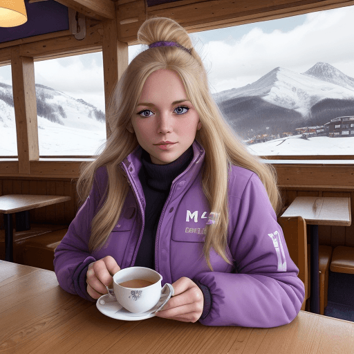 AI generated: mdjrny-v4 style (a beautiful Dutch blonde girl : 1.3), ((girl in a 70’s)), eye level, no glasses on,...
