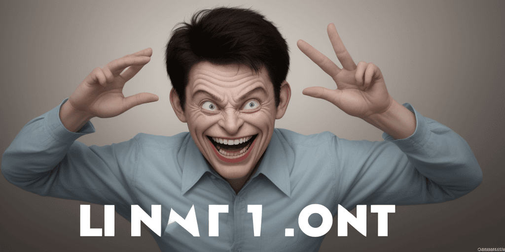 AI generated:  one man that people laugh at