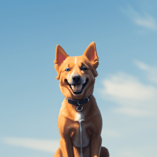 AI generated: dog
sky

