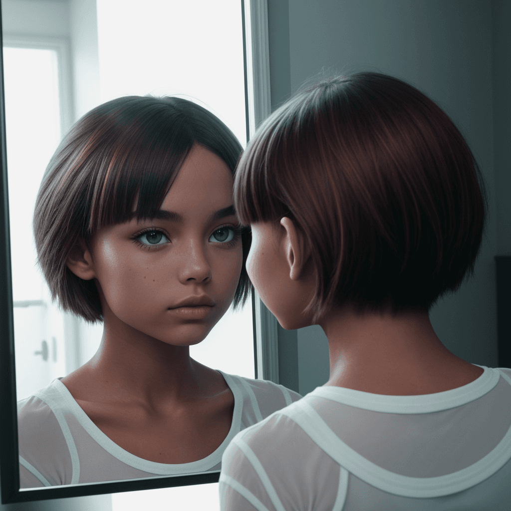 AI generated: by Norman Ackroyd ,colored_film_photography,depth of field,detailed ,a photo of gorgeous a girl look...