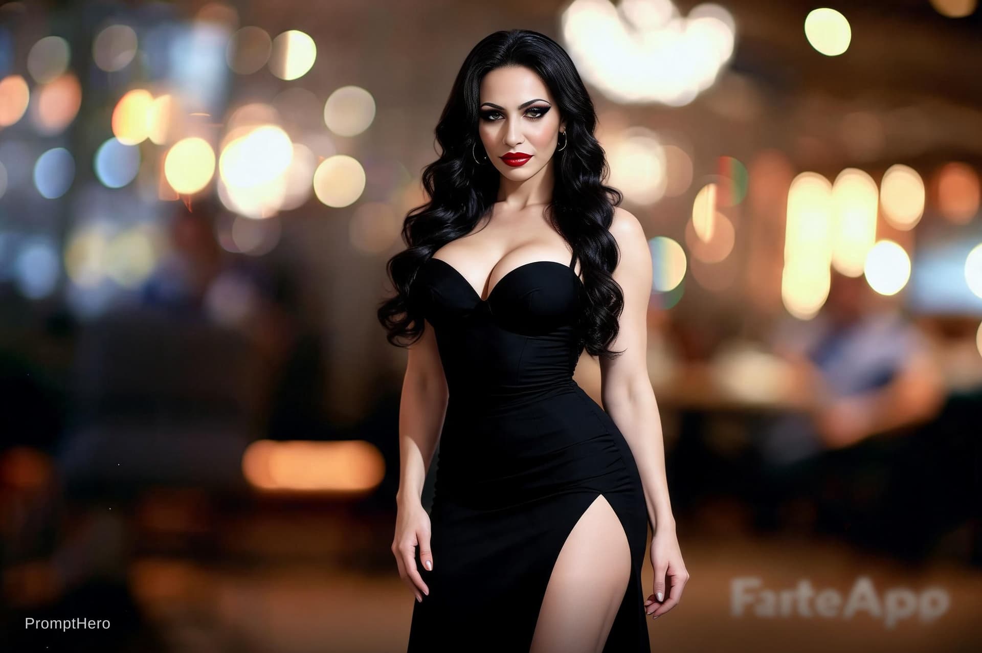 AI generated: Jessica Rabbit beautiful charismatic girl,athletic body, gorgeous figure, interesting shapes, full b...