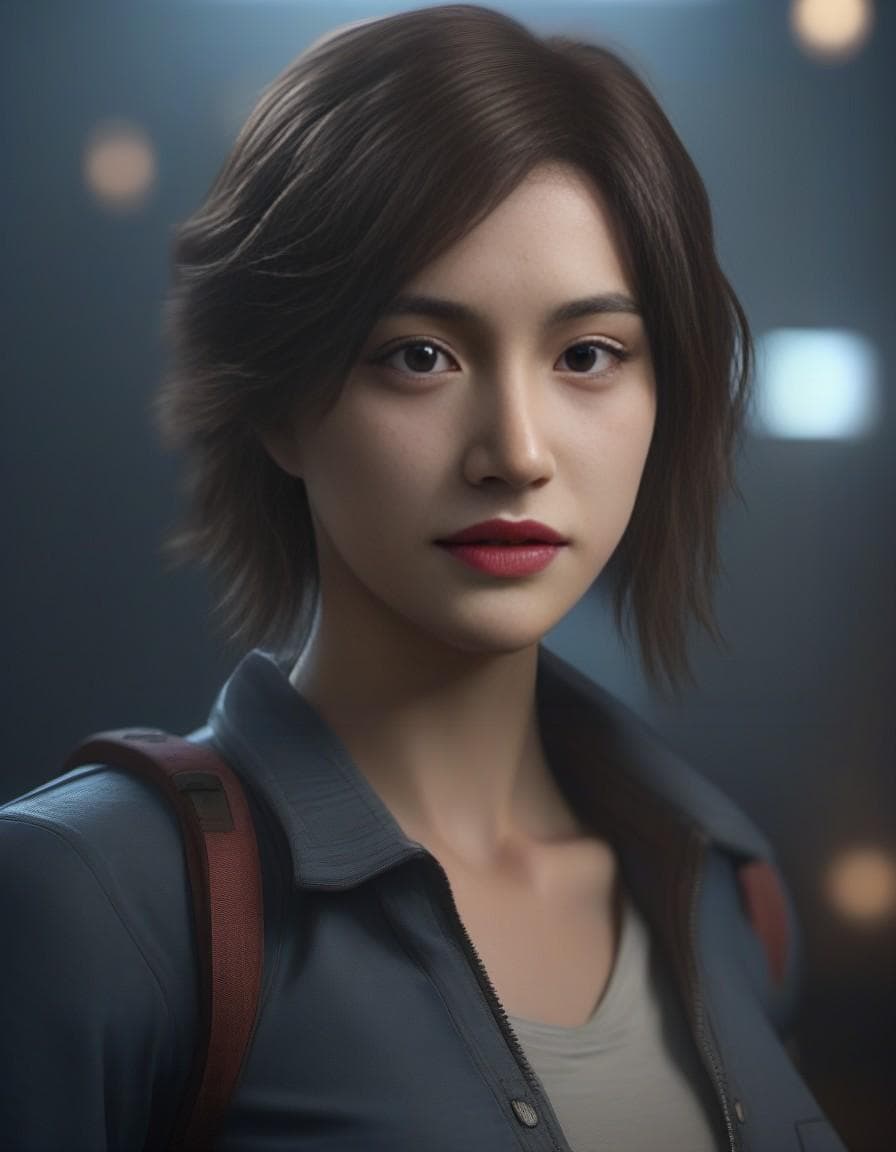 AI generated: 1 girl [zotova1] like jill valentine from resident evil 3 remake, redshift style, perfect face, intr...