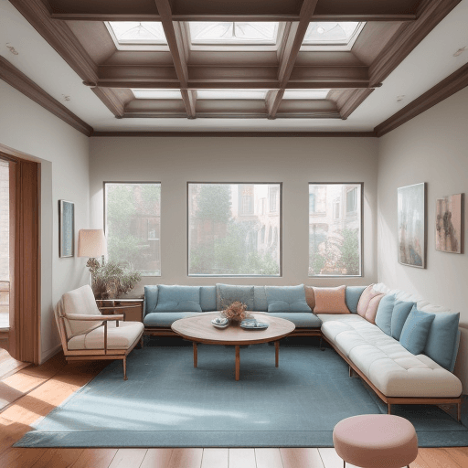 AI generated: The interior design is absolutely breathtaking, featuring high-resolution photographs of a conversat...
