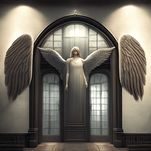 AI generated: An Angel Blinders Pyke Version,High resolution photography interior design, , cozy atmosphere; 8k, i...