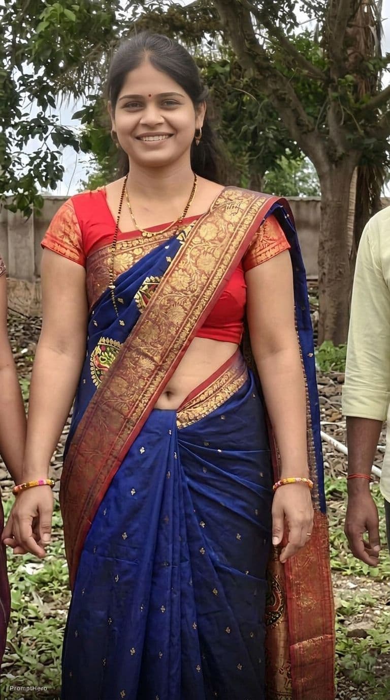 AI generated: Showing navel