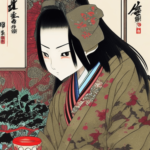 AI generated: 龍が掴む玉