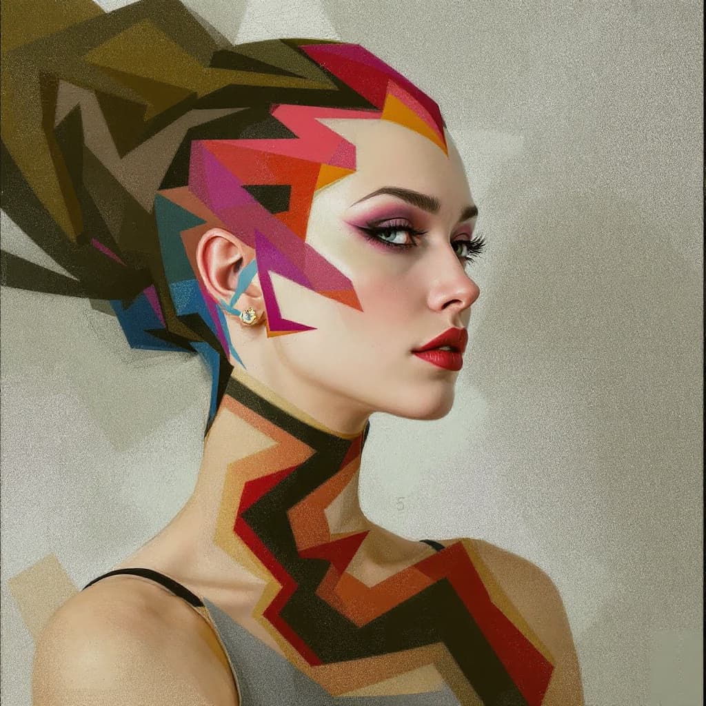 AI generated: woman --chaos 75 --ar 1:2 --profile yruxpc2 --stylize 750