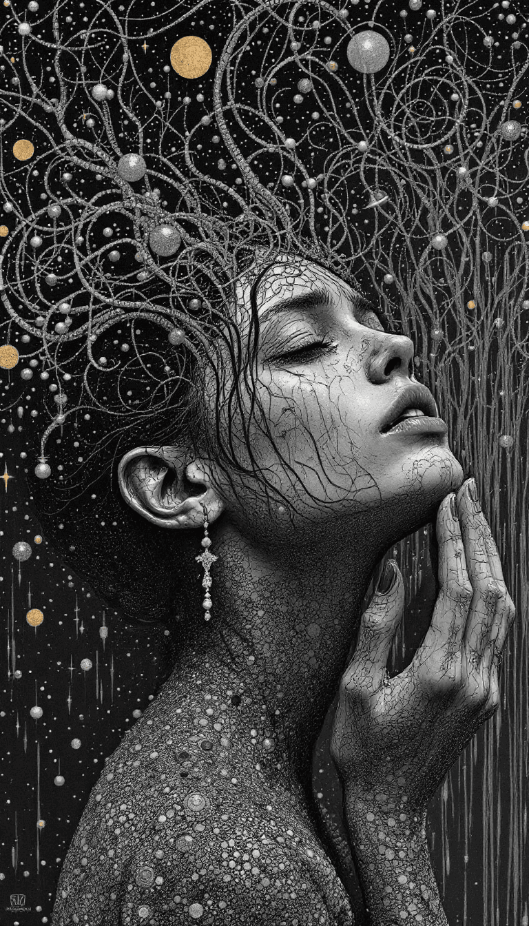 AI generated: by Akihito Yoshida, by Edward Munch, Poster, High Contrast, insanely detailed and intricate, hyperma...