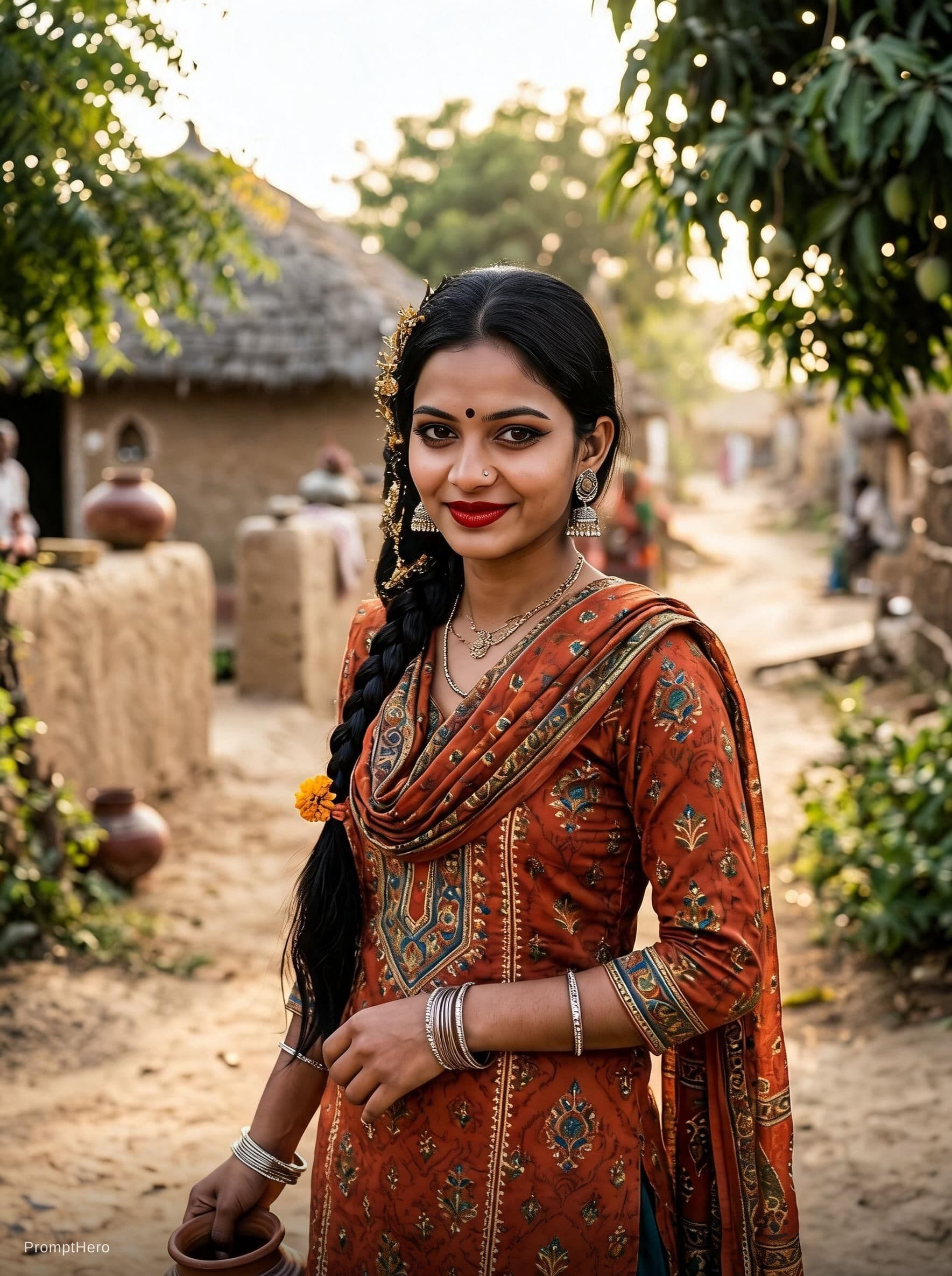 AI generated: Create a sexy girl in India style and look like sexy