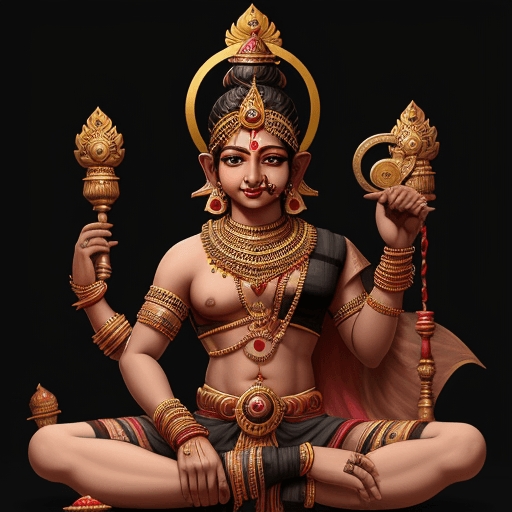AI generated: god vitthal rukmini