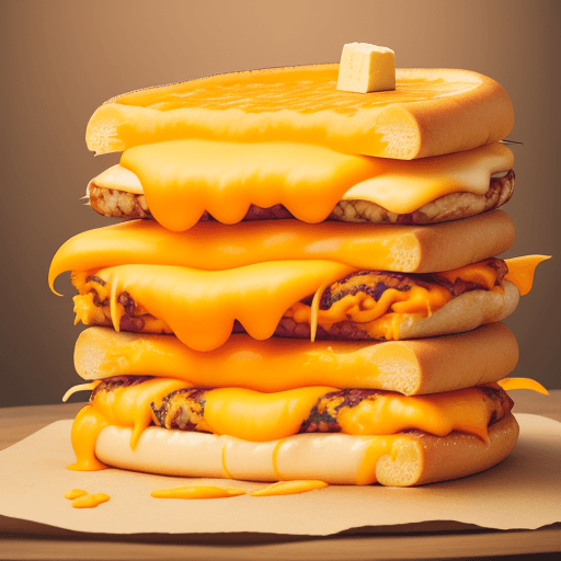 AI generated: Cheesus - double cheese, everything is cheese