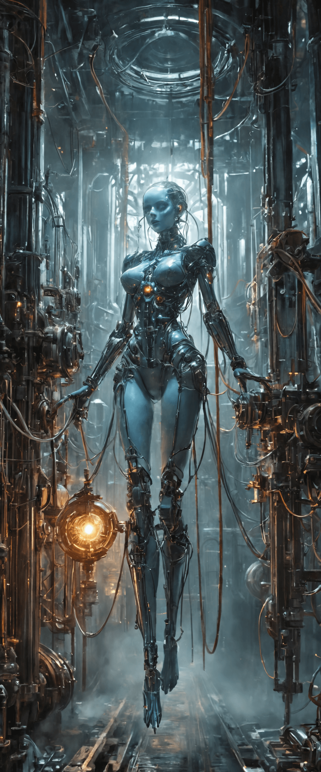 AI generated: Vertical, ethereal, enigmatic, divine, celestial, sacred, otherworldly, sanctified, foreboding, goth...
