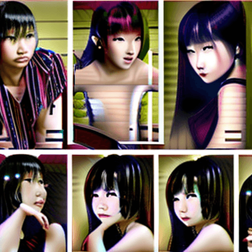 AI generated: gravure_idol, asian, nsfw, badhandv4,  multiple girls, 1boy, pov, sex, 3girls