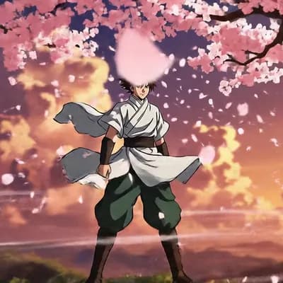 AI generated video: Highly detailed anime scene, vibrant colors, soft cel-shading, expressive facial features. A young h...