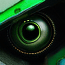 AI generated: Masterpiece, Best Quality, green and black robot 3d model, in the style of surreal cyberpunk iconogr...