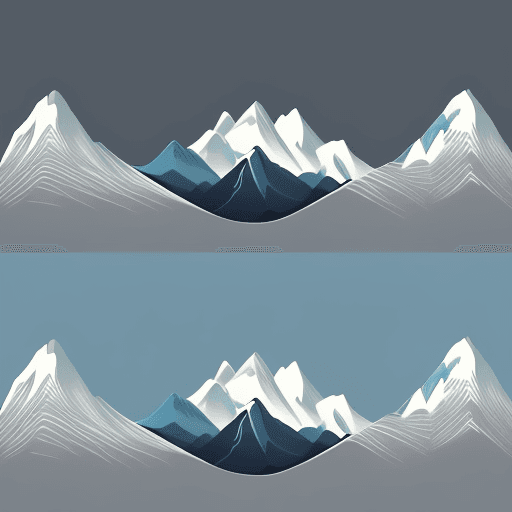 AI generated: The logo consists of a stylized image of three mountains. The mountains are drawn in a minimalist st...