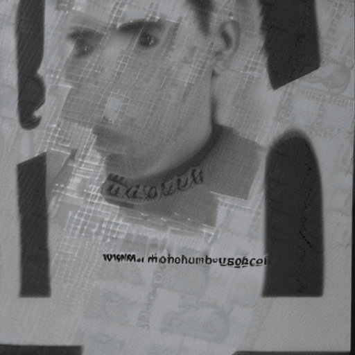 AI generated: mohamed choukri the writer  in tanger 