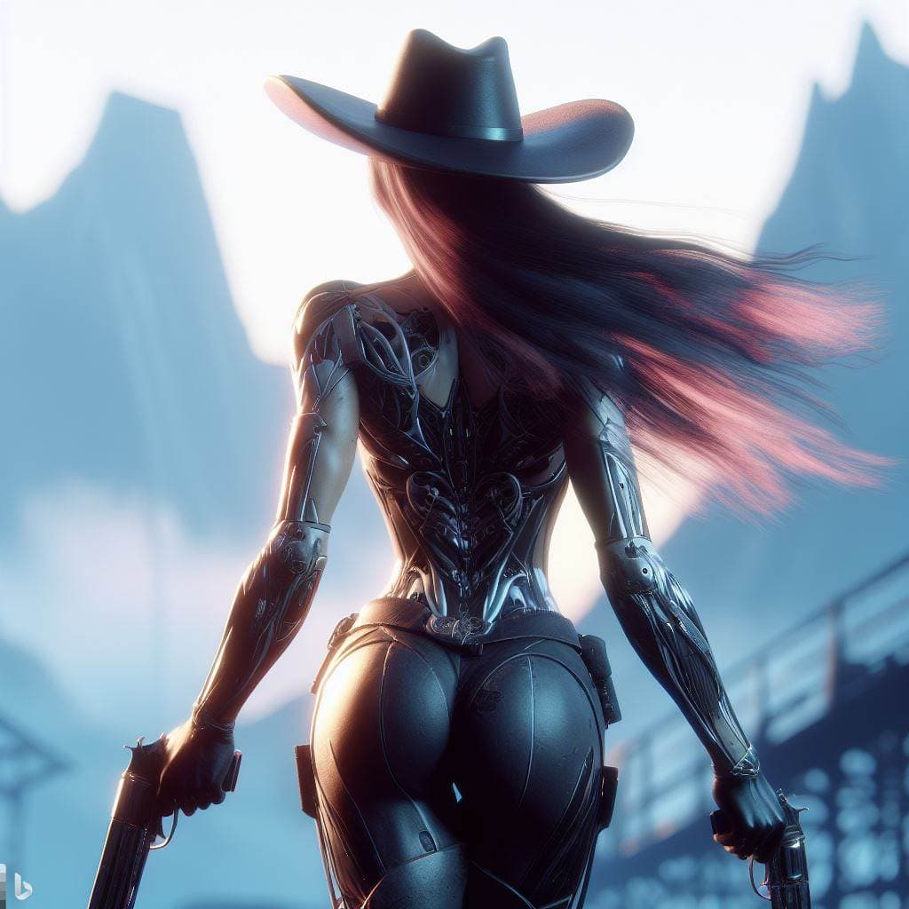 AI generated: masterpiece, 3D render, best quality, unreal engine, retro futurism, ultimate detailed, badass cyber...