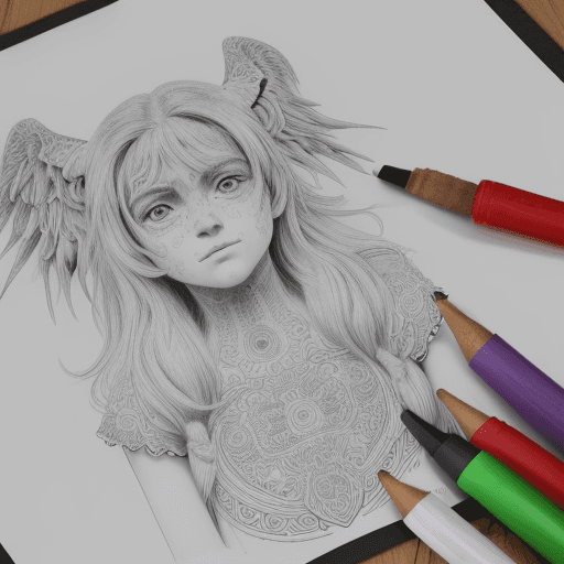 AI generated: hasme imagenes para colorear
