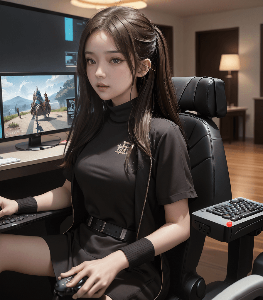 AI generated: ((masterpiece)), (best quality:1. 4), detailed image, intricately detailed, 64k, 1girl, best brown h...