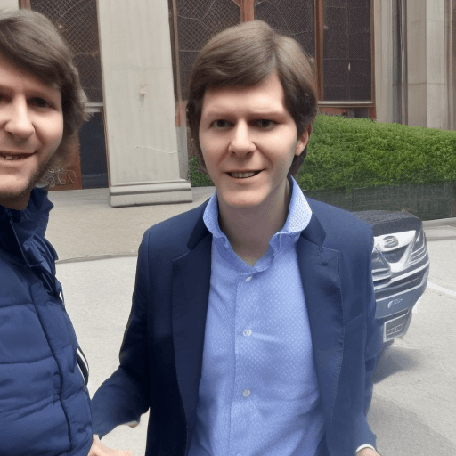 AI generated: Javier Milei, convertido en leo saliendo del banco central

