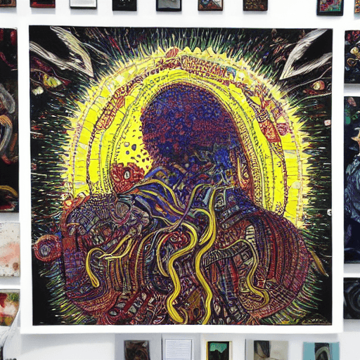 AI generated: Art is the shelter for the powerless, extremely detailed