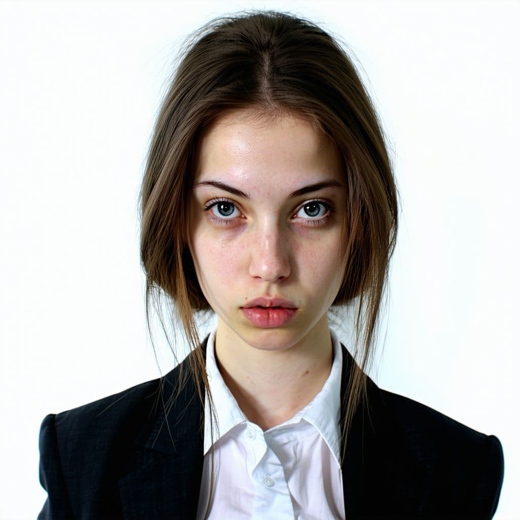 AI generated: Young mafia woman