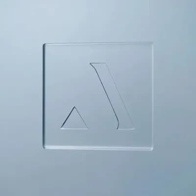 AI generated video: create a lateral dolly camera animation focusing only on the figure to the right of the triangle. Th...