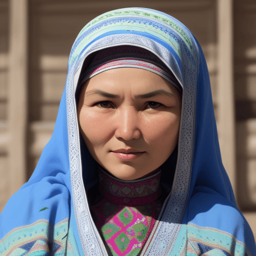 AI generated: Uzbek woman