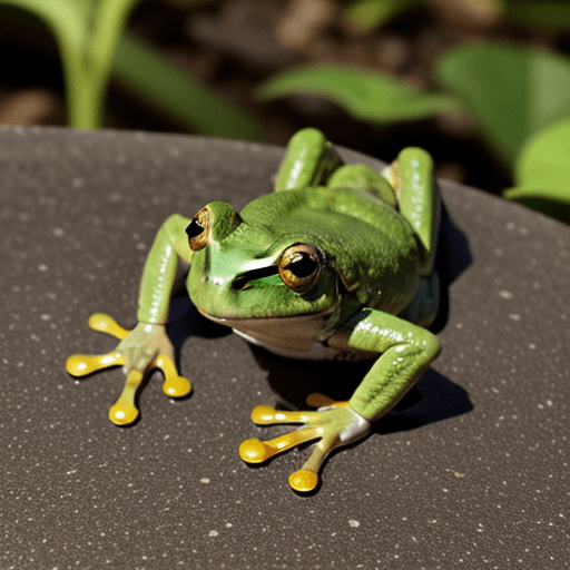 AI generated: A frog