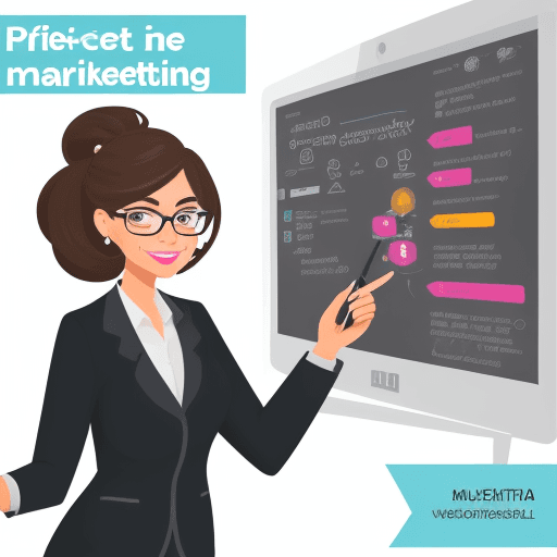 AI generated: Crear  una mujer profesional en marketing digital 