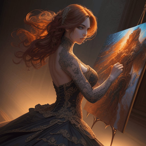 AI generated: "((Best quality, masterpiece):1.2), An incredibly detailed and stunning artwork with dynamic composi...