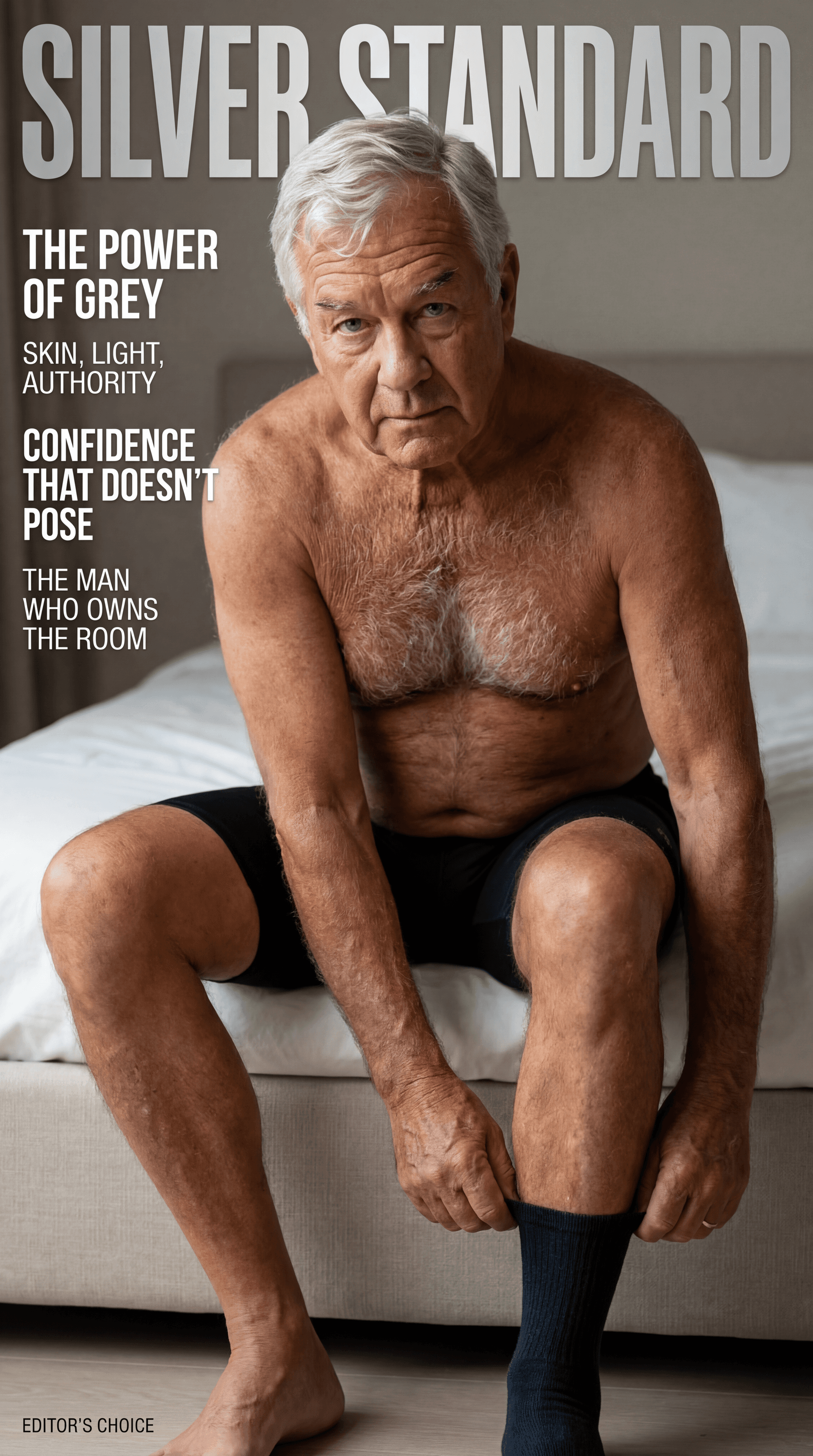 AI generated: FASHION MAGAZINE COVER. NOT CGI. NOT LIFESTYLE.
Ultra-realistic high-end editorial photography with ...