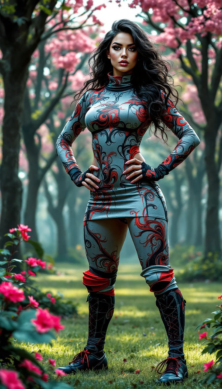AI generated: Fantastical female soccer garment design, inspired by the Majestic Extra Fantastic Anime Cosplay of ...
