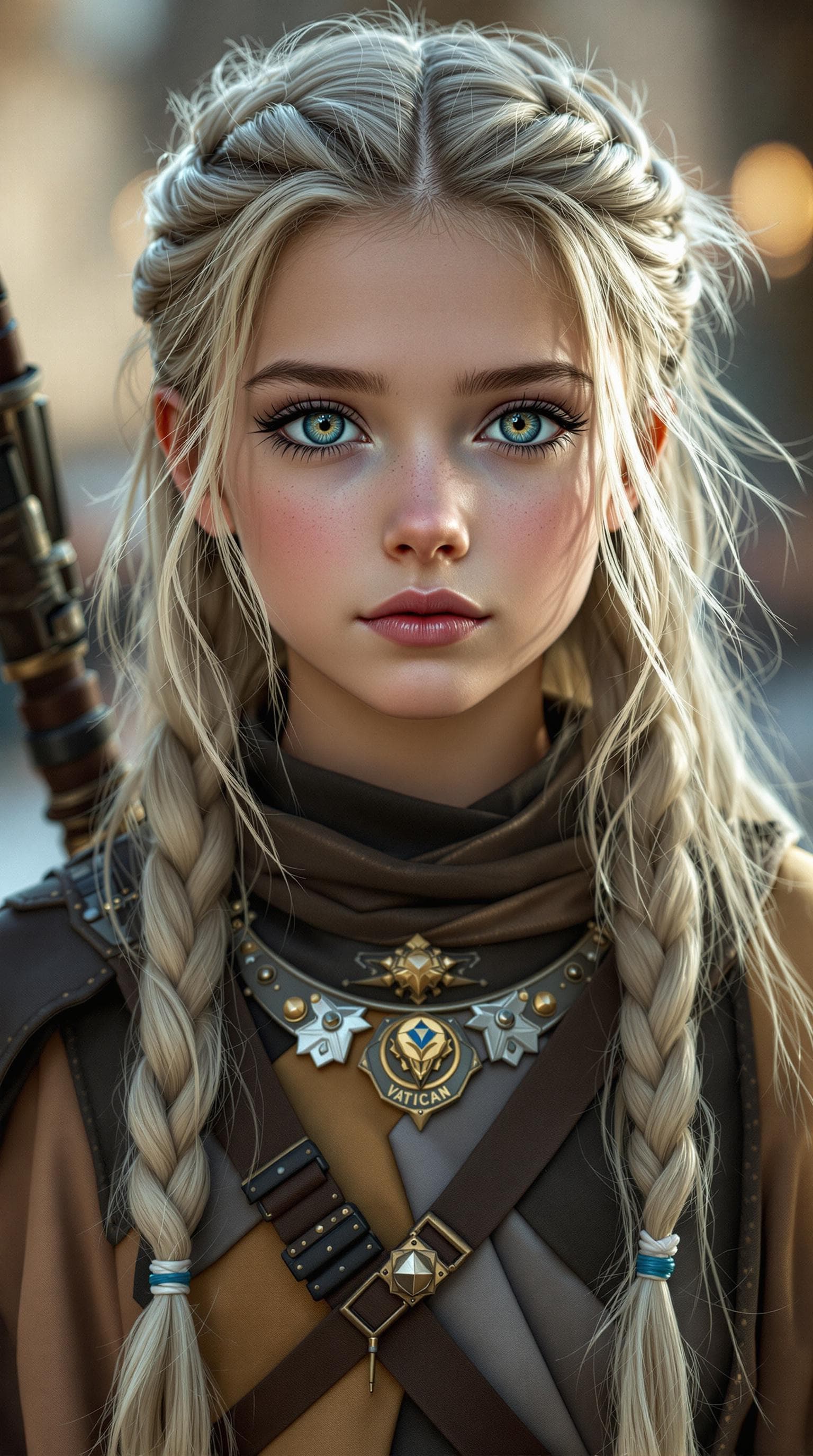 AI generated: a professional photo of a exceptionally of the most beautiful Swedish girl in the world, (age 11), (...