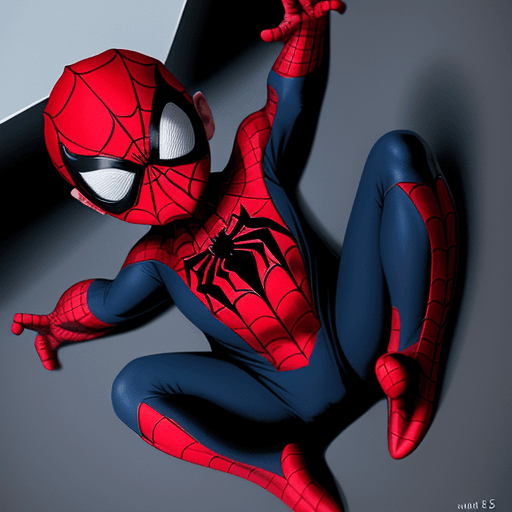 AI generated: baby spiderman --chaos 50 --v 4