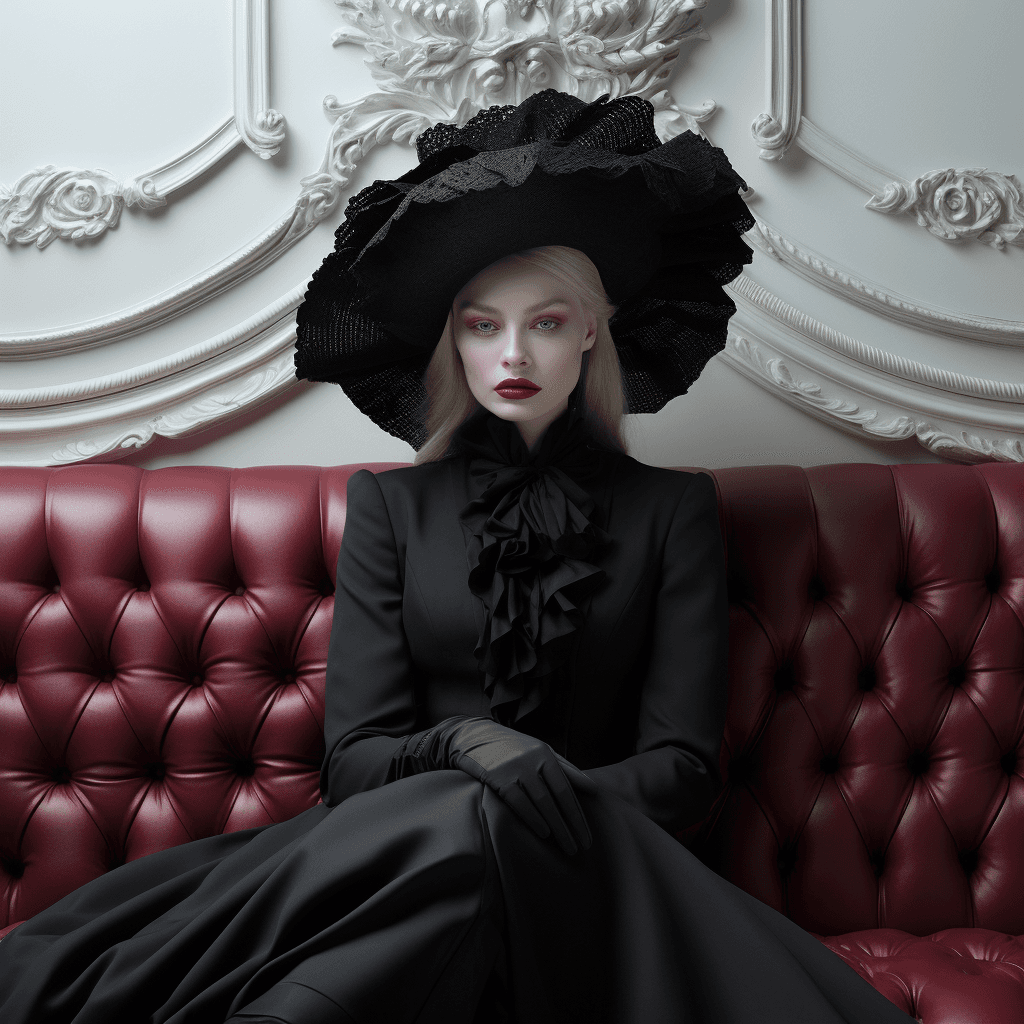 AI generated: fashion model photography, hyper modern,glamorous surreal, creative, absurd, extreme intricate detai...