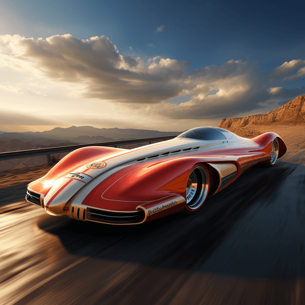 AI generated: go speed racer, mach 5