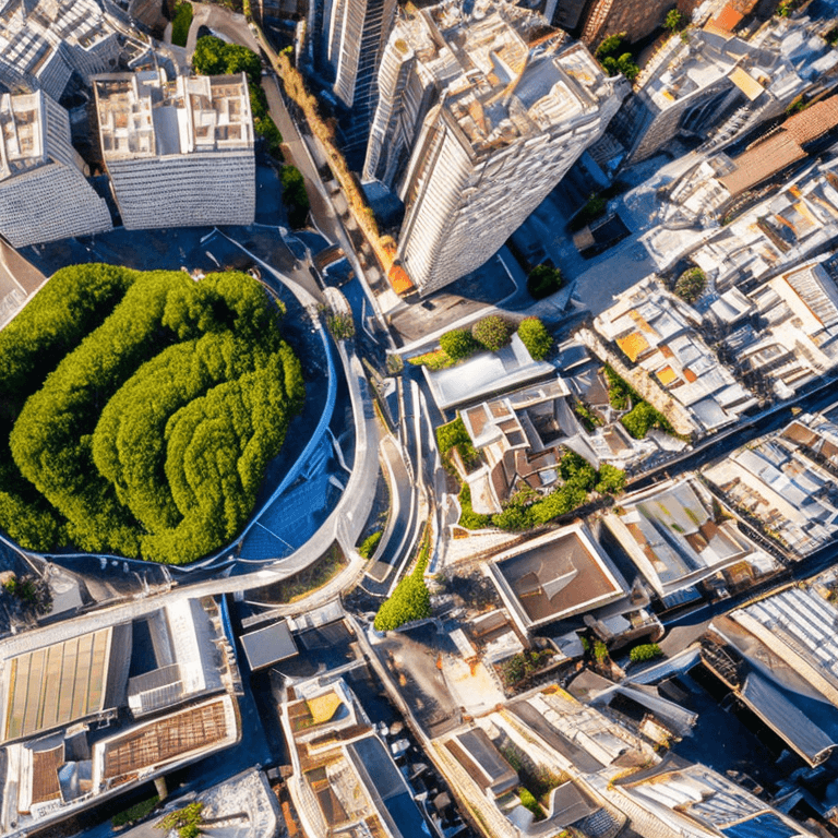 AI generated: best quality, masterpiece, RAW photo, ultrarealistic 8k, impresionante ciudad moderna flotando en el...