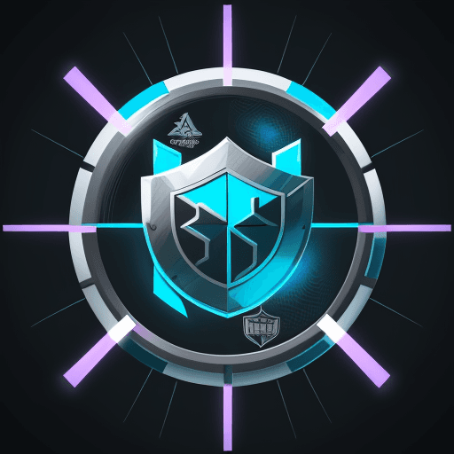 AI generated: The logo will have a futuristic approach with essential football elements, abstract geometric shapes...